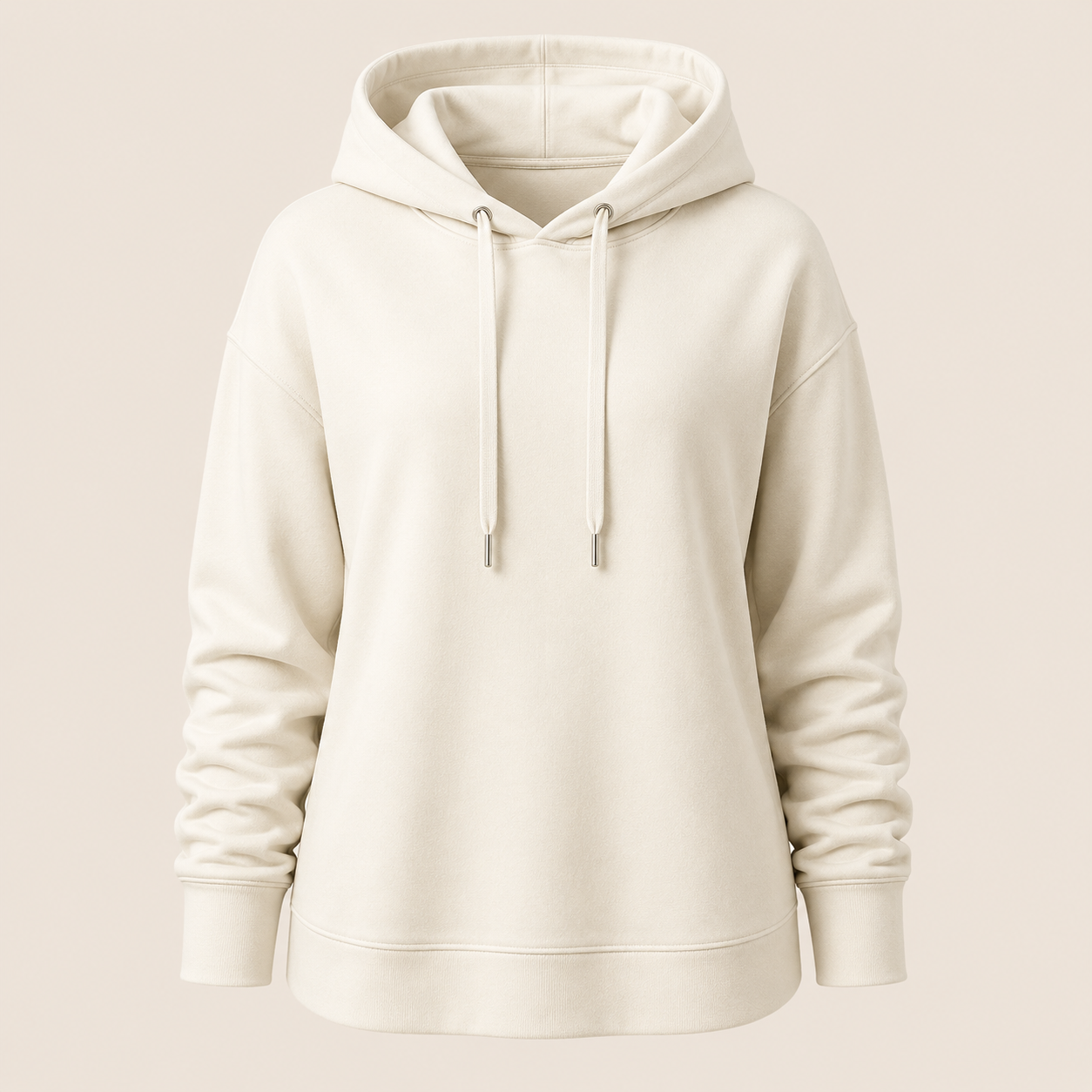 Relaxed Soft Fleece Pullover Hoodie