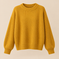 Women's Chunky Ribbed Knit Crew Neck Sweater – Cozy Relaxed Fit Autumn Pullover